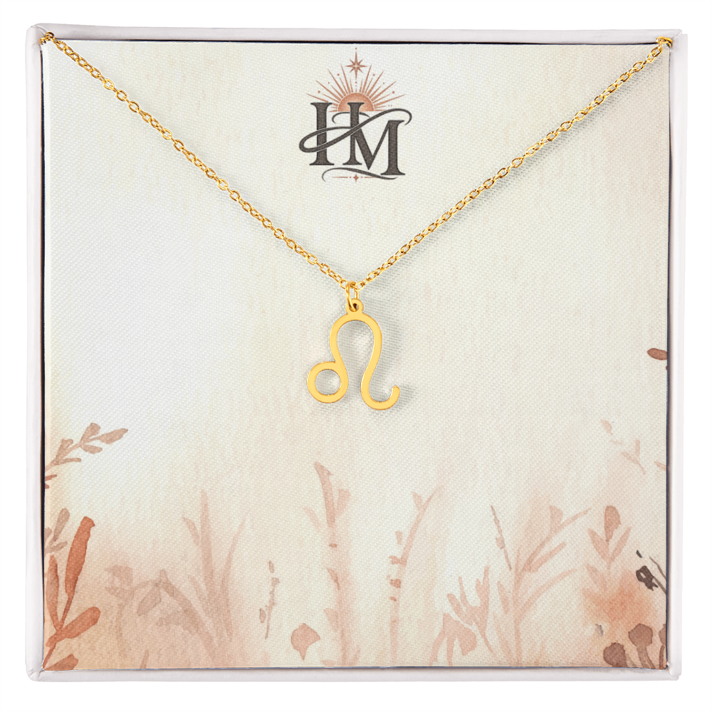 Her Zodiac Sign Necklace